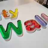 Translucent Acrylic Letters